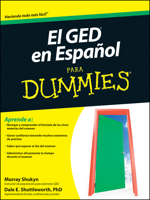 Title details for El GED en Espanol Para Dummies by Murray Shukyn - Available